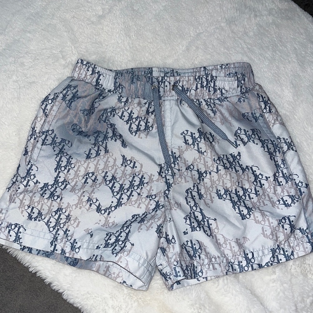 Kids dior swim trunks